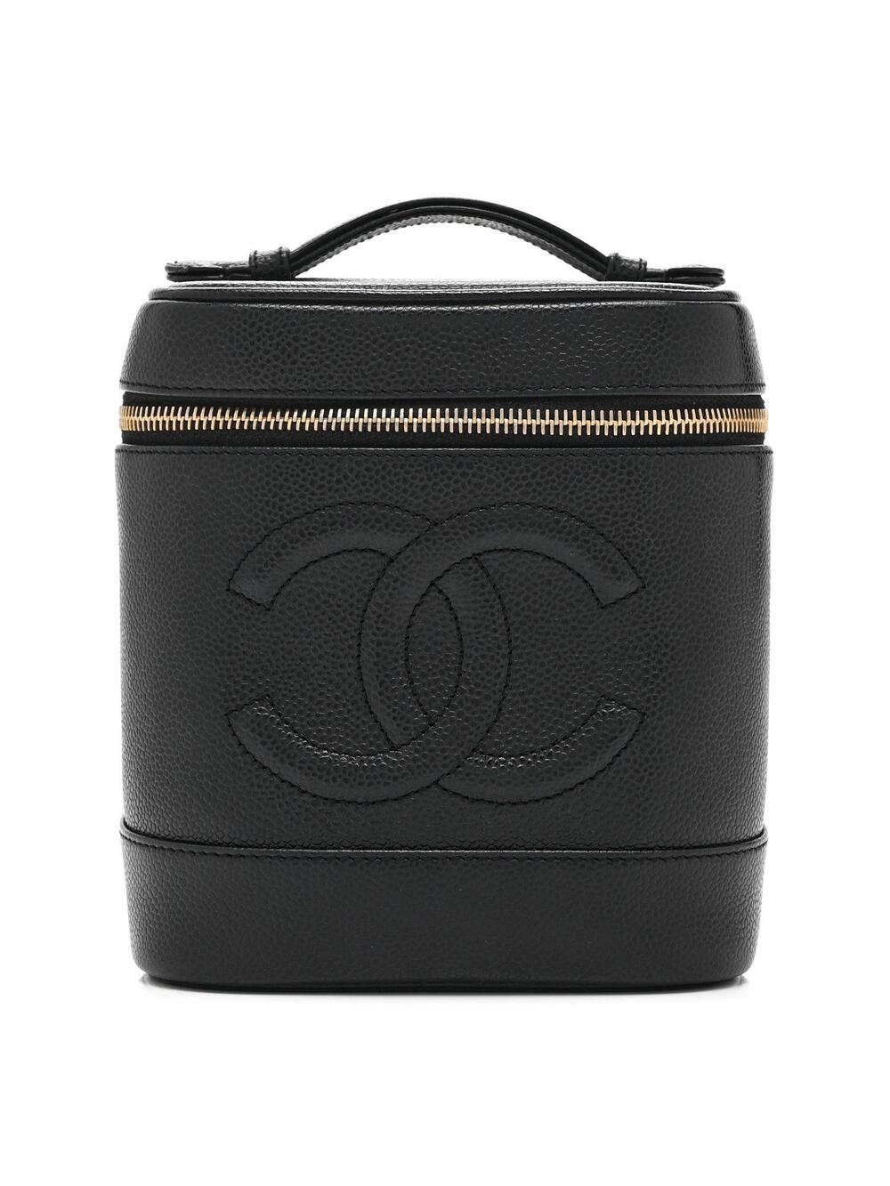 Chanel Caviar Vanity Cosmetic Case #251877C14B